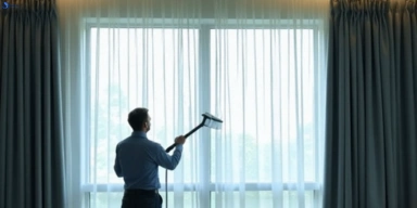 Commercial drapes cleaning service glen-park-vic hotels offices
